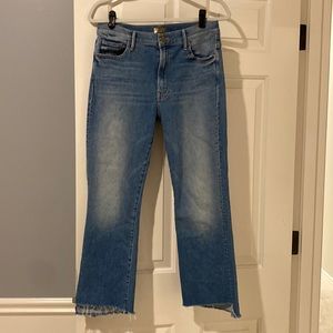Mother Denim Size 31, Insider Crop Step Fray